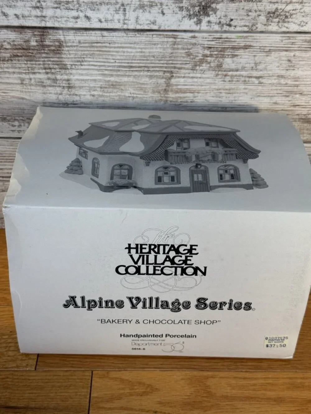Dept 56 Alpine Village 1994 Bakery And Chocolate Shop 5614-6 Christmas Village